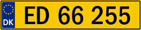 Truck License Plate